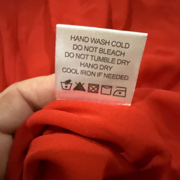 House of Harlow Revolve Joline Dress Mini Red Fluer Velvet Wrap Size XS New - Picture 13 of 13